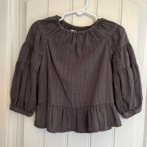 Zara size 18-24 months peasant blouse. Lots of detail.